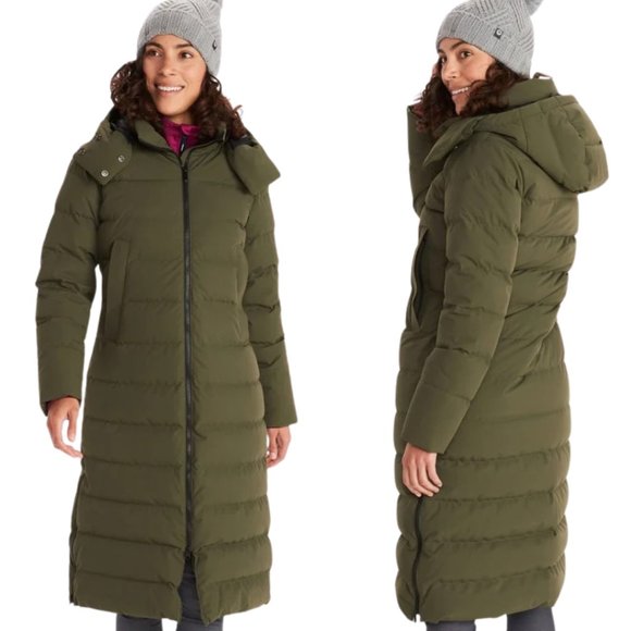 MARMOT COAT Prospect Hooded Down D Nori XL - Picture 16 of 16